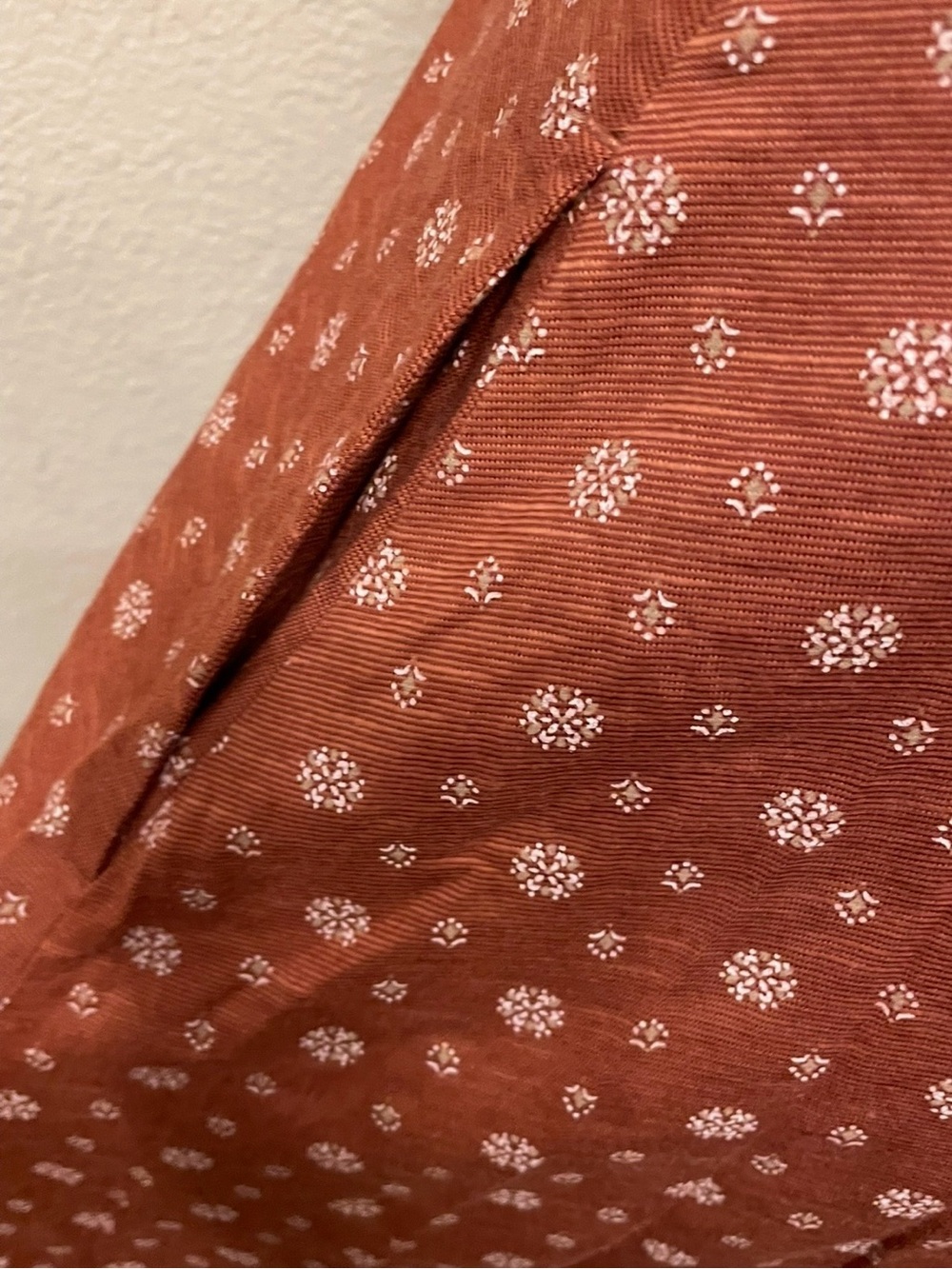 NWT! Toad&Co Samba Corfu Dress Sz XL Sleeveless Tank V Pockets Rust Pattern - Picture 7 of 8